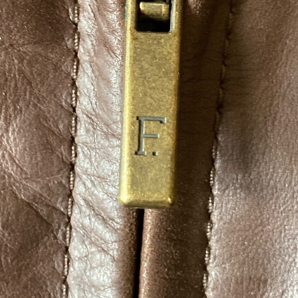 Faconnable Brown 100% Leather Jacket - image 4